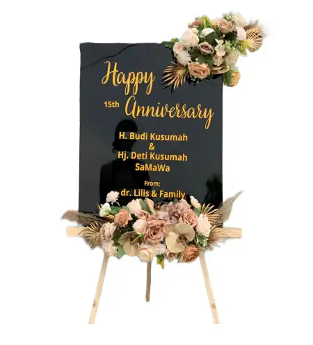 Papan Bunga Akrilik Gandrung