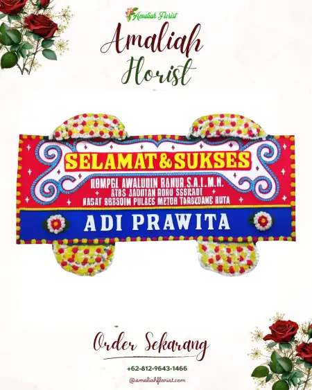 Papan Bunga Ucapan Selamat Gandrung